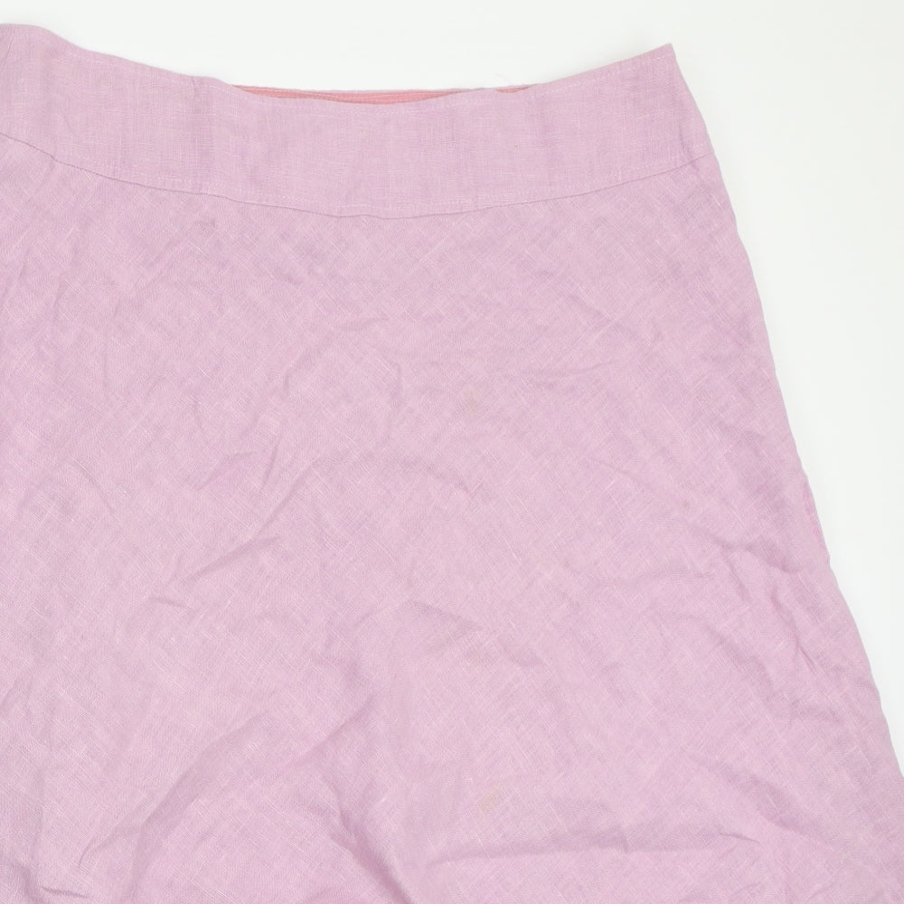 Artigiano Womens Purple   A-Line Skirt Size 20