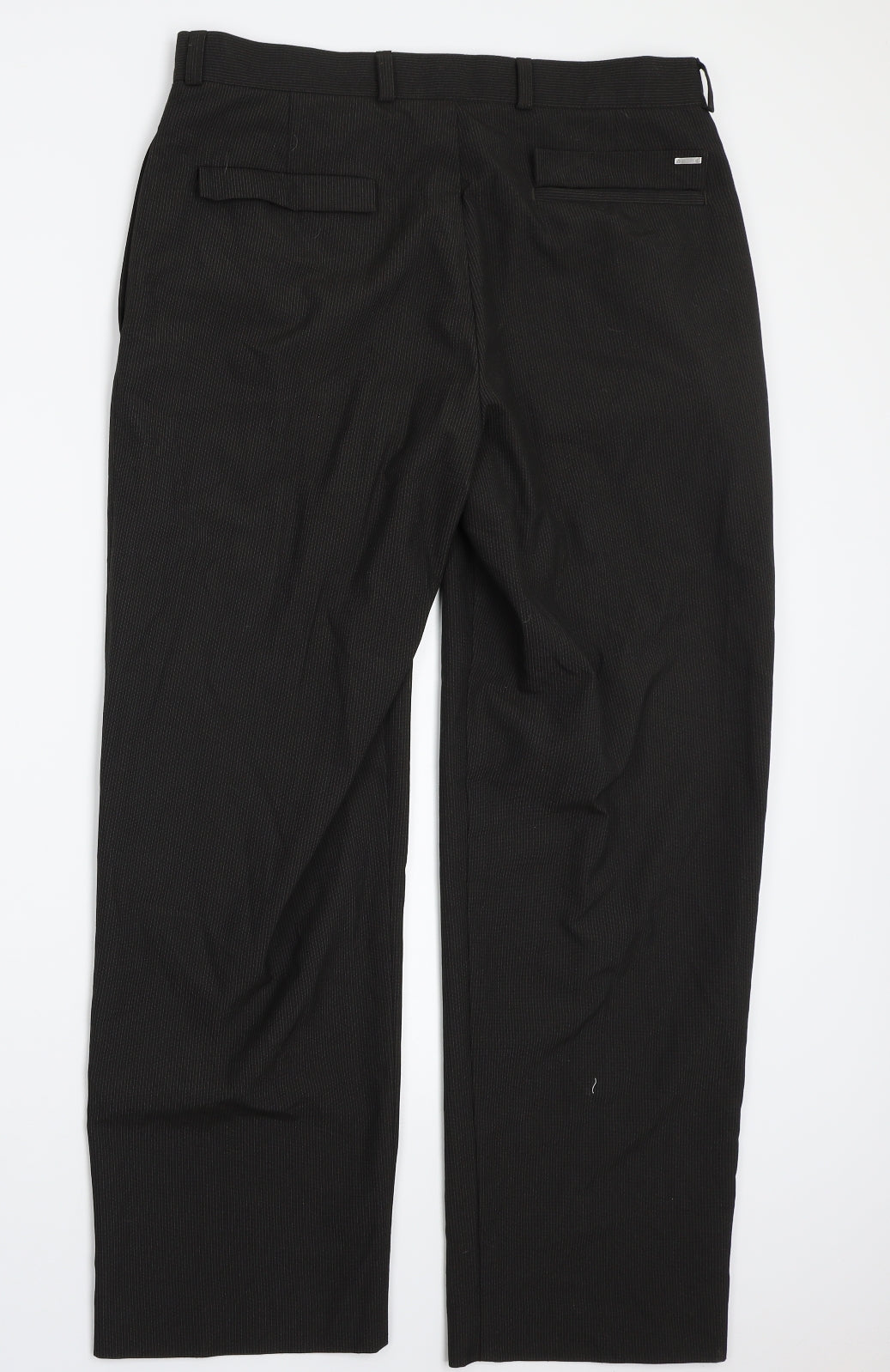 BHS Womens Brown Striped  Trousers  Size 34 L29 in