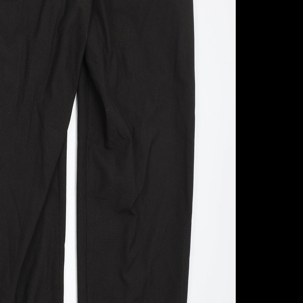 BHS Womens Brown Striped  Trousers  Size 34 L29 in