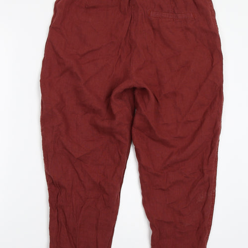 F&F Womens Brown   Trousers  Size 12 L25 in