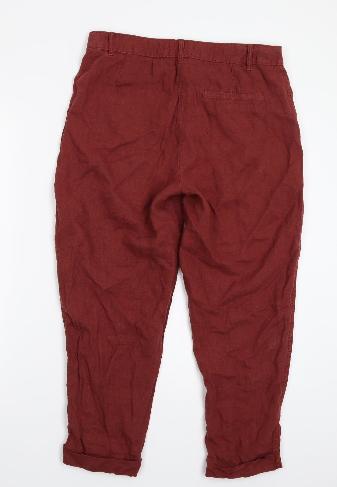 F&F Womens Brown   Trousers  Size 12 L25 in