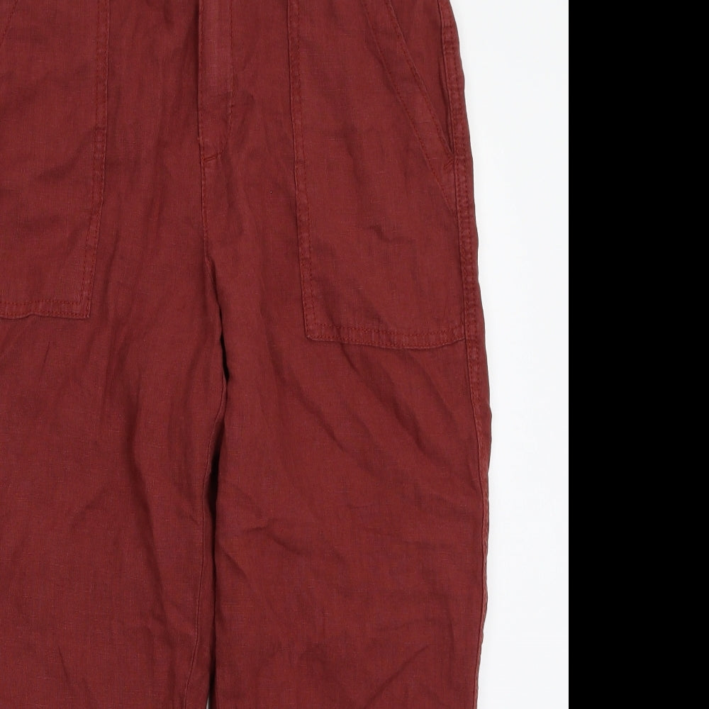 F&F Womens Brown   Trousers  Size 12 L25 in