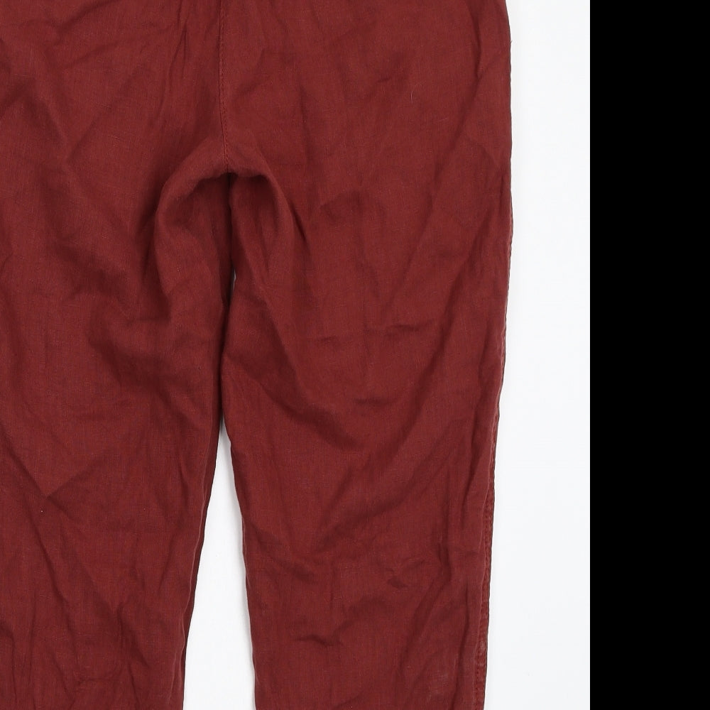 F&F Womens Brown   Trousers  Size 12 L25 in