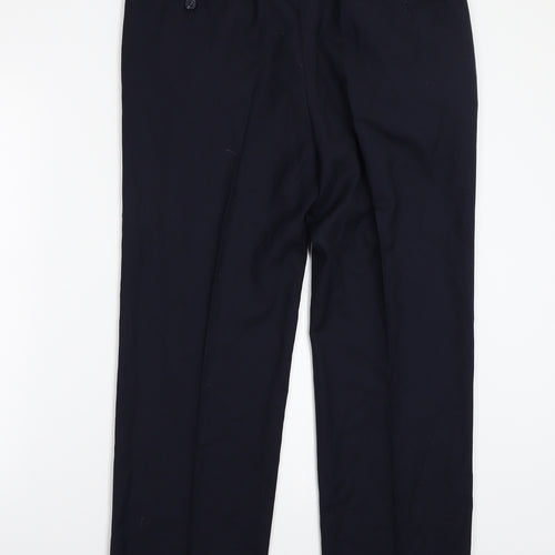 Marks and Spencer Mens Blue   Trousers  Size 34 L28 in