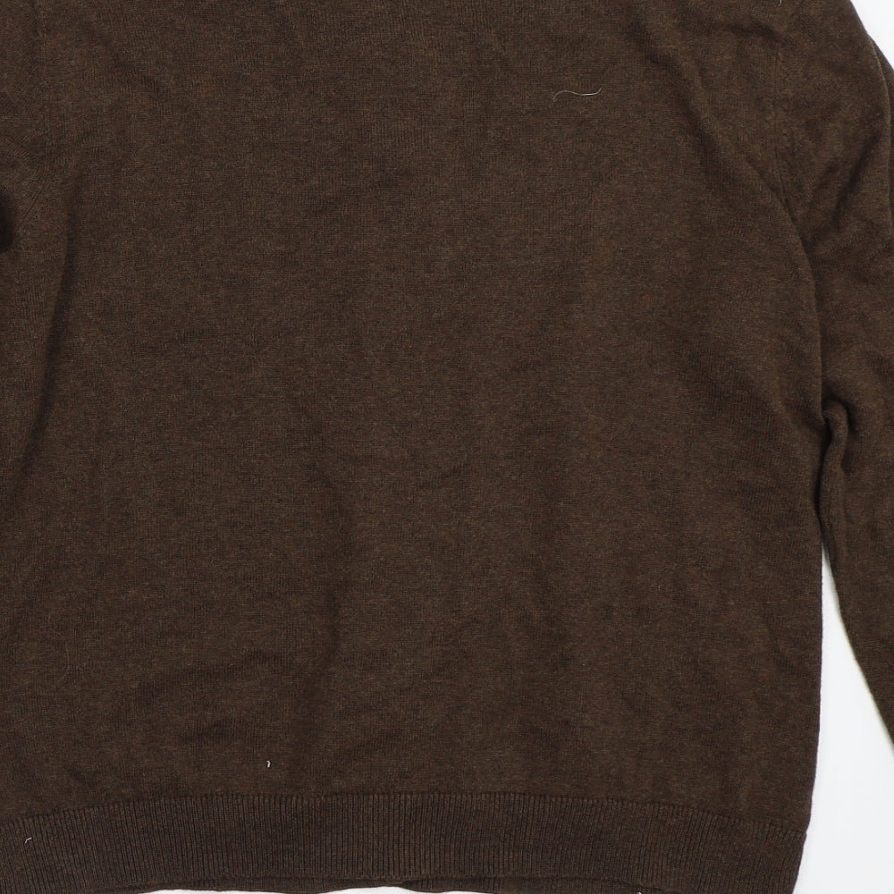 H&M Womens Brown   Cardigan Jumper Size L