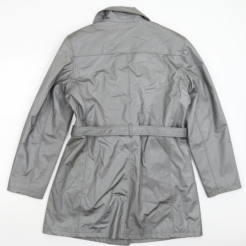 Sabadini Womens Silver   Kimono Coat Size 14
