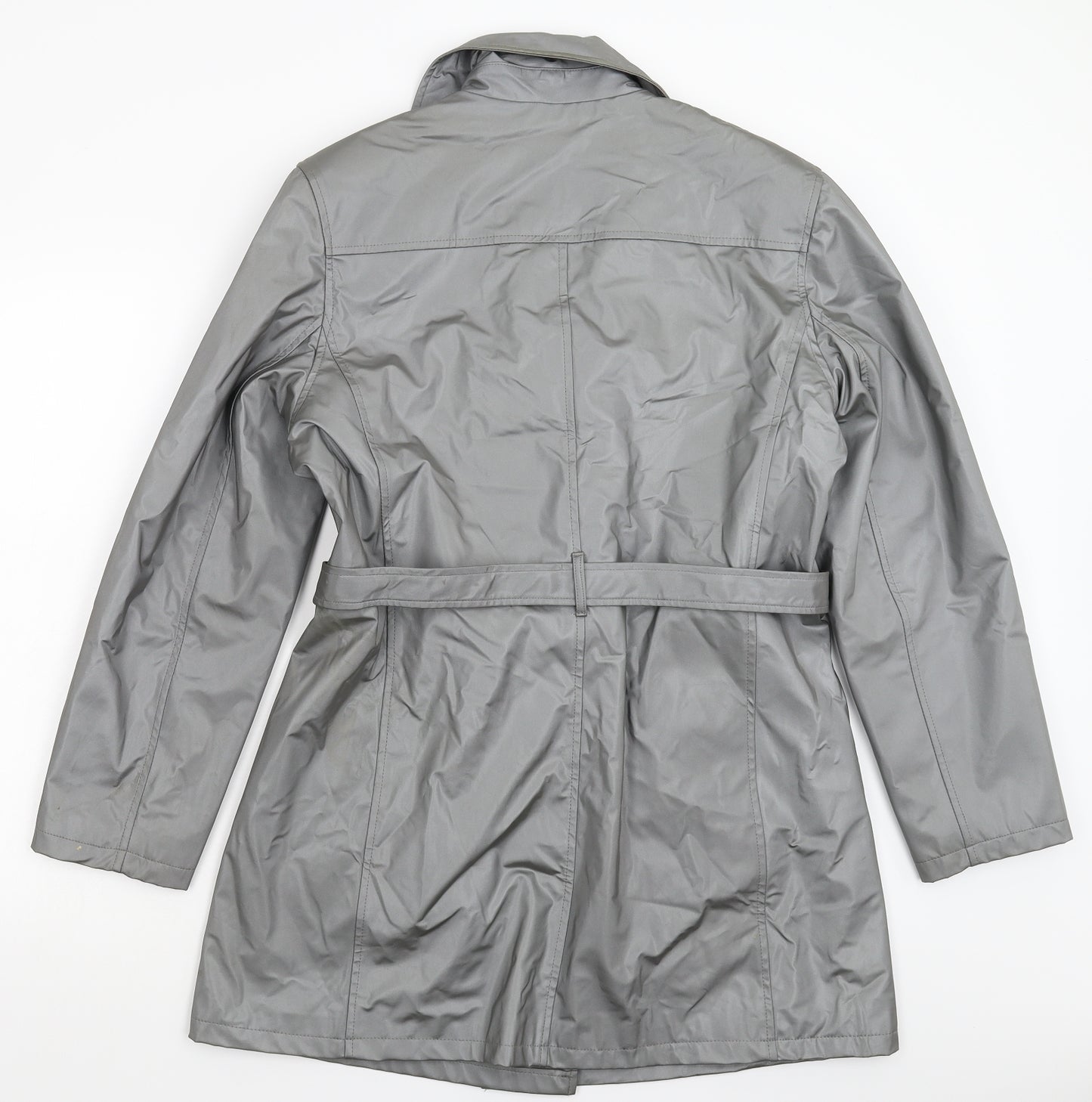 Sabadini Womens Silver   Kimono Coat Size 14