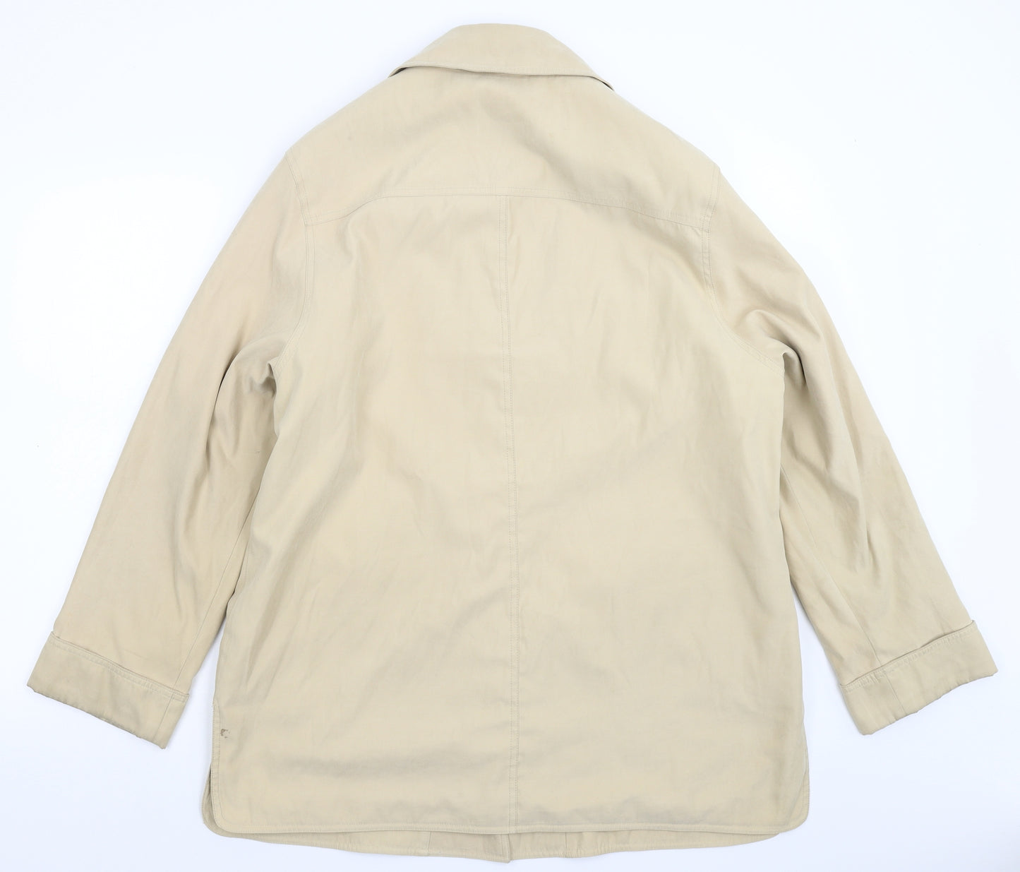 Isle Womens Beige   Jacket Coat Size 16