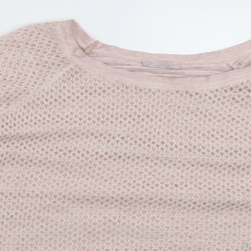 Preworn Womens Pink  Knit Pullover Jumper Size 20