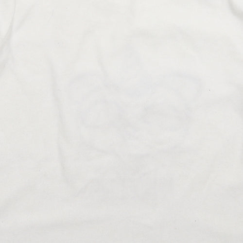 George Womens White  Fleece Pullover Jumper Size 10