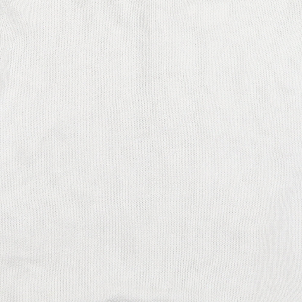 Isle Womens White  Knit Cardigan Jumper Size 20