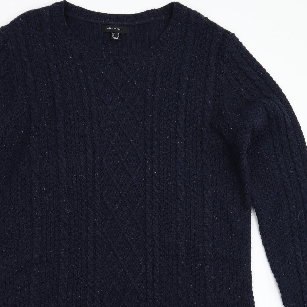 Atmosphere Womens Blue  Knit Jumper Dress  Size 14