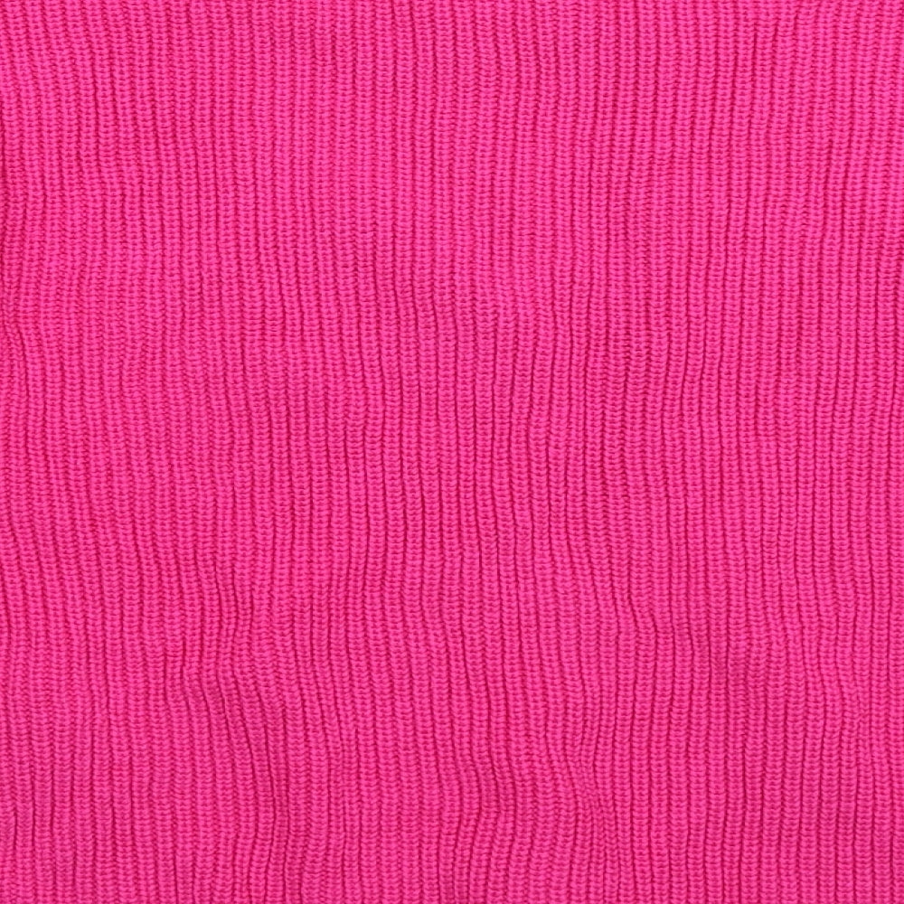 Weekend Womens Pink  Knit Pullover Jumper Size L  - Oversized