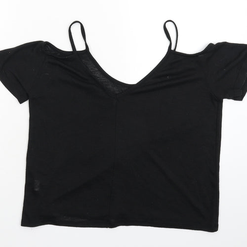 Atmosphere Womens Black   Basic T-Shirt Size 8