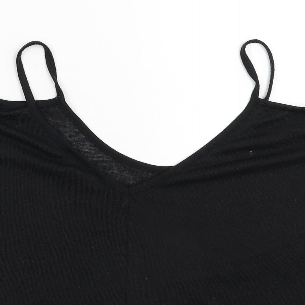 Atmosphere Womens Black   Basic T-Shirt Size 8