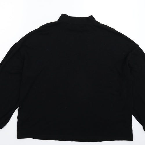George Womens Black  Knit Pullover Jumper Size L