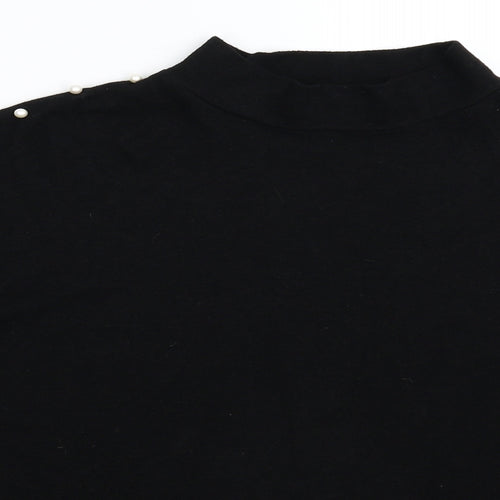 George Womens Black  Knit Pullover Jumper Size L
