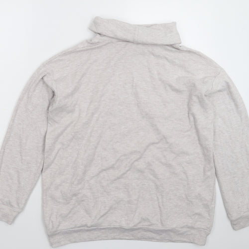 Select Womens Grey   Pullover Sweatshirt Size M