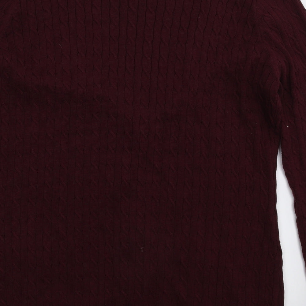 Marks and Spencer Mens Brown  Knit Cardigan Jumper Size L