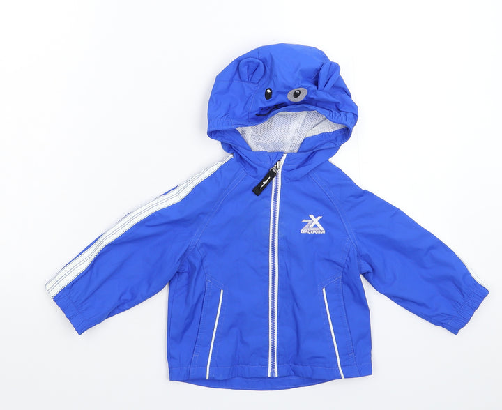 ZeroXposur Baby Blue Rain Coat Coat Size 12 Months