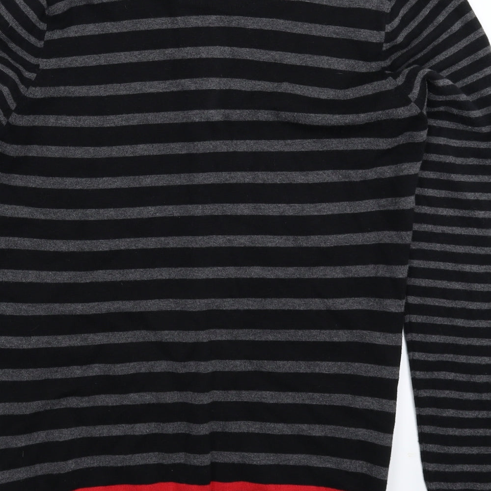 Cedar Wood State Mens Multicoloured Striped Knit Pullover Jumper Size M