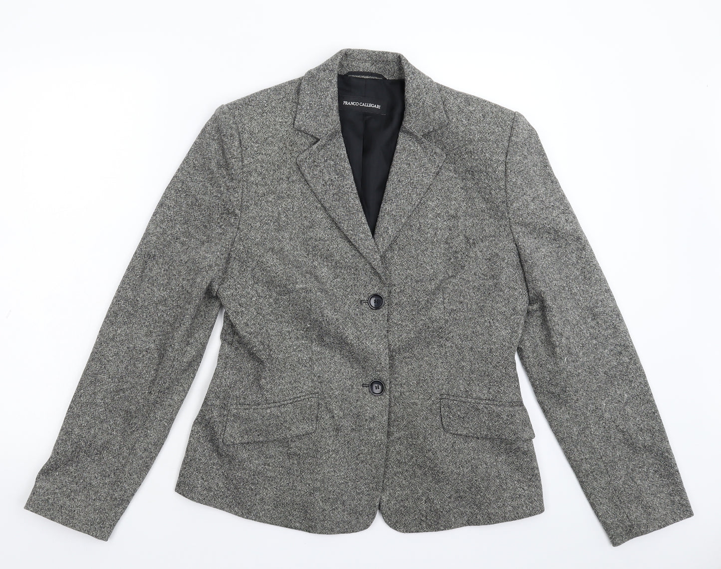 Franco Callegari Womens Grey   Jacket Suit Jacket Size 10