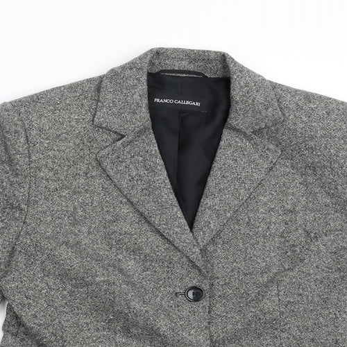 Franco Callegari Womens Grey   Jacket Suit Jacket Size 10