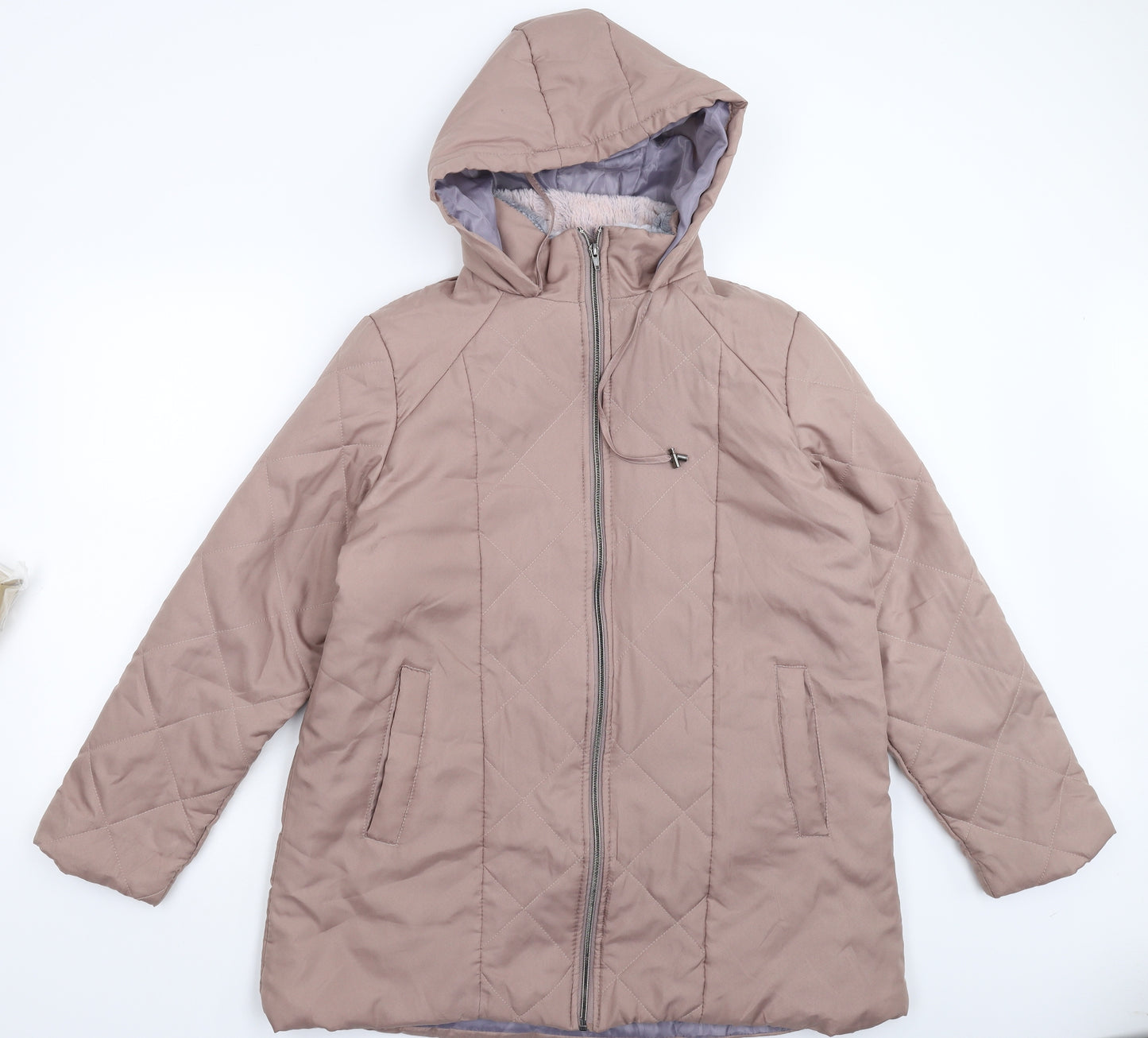 Anne De Lancay Womens Grey   Jacket Coat Size L
