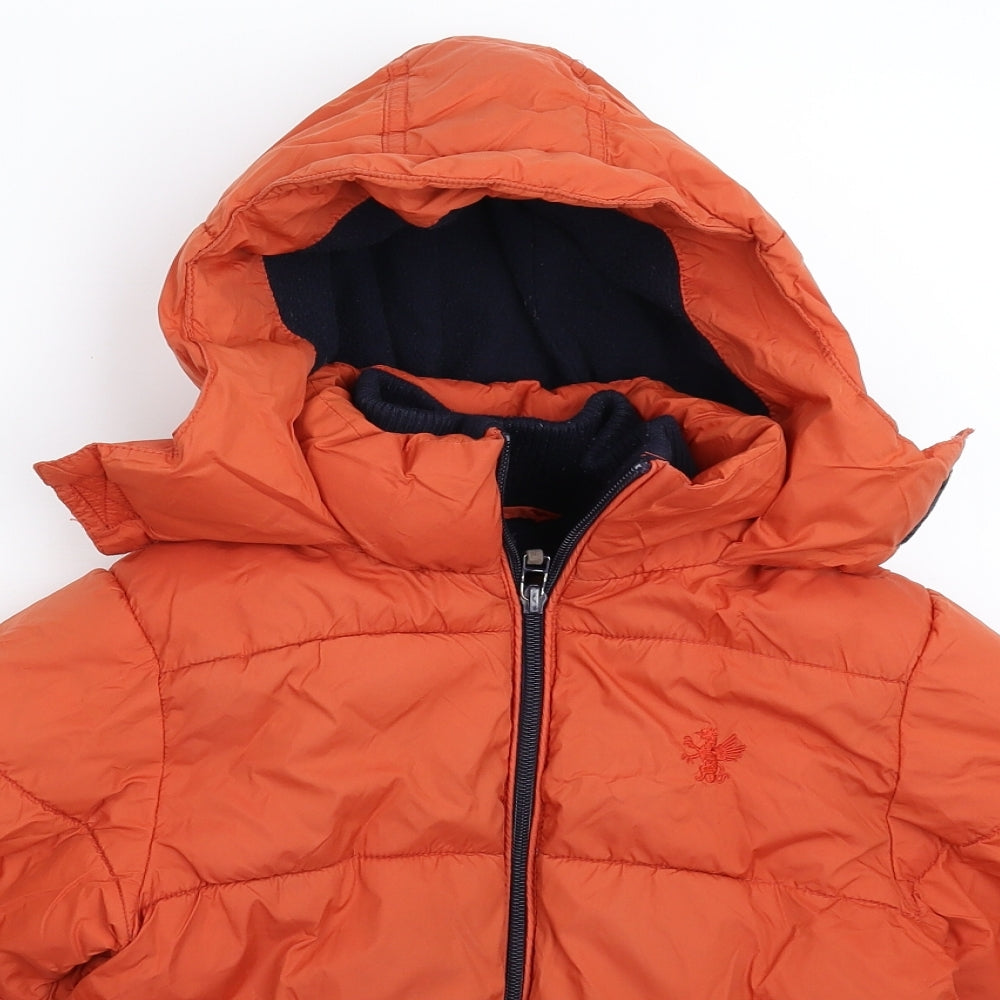 NEXT Boys Orange   Puffer Jacket Jacket Size 6 Years