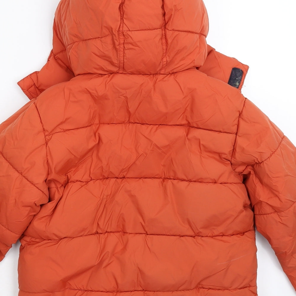 NEXT Boys Orange   Puffer Jacket Jacket Size 6 Years