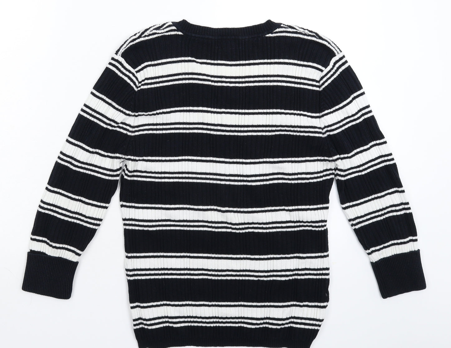Papaya Womens Multicoloured Striped Knit Pullover Jumper Size 18