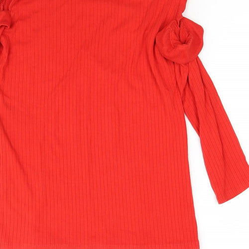 F&F Womens Red   Pullover Jumper Size 14