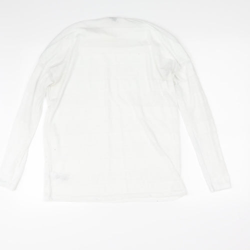 NEXT Womens White   Pullover Sweatshirt Size 14