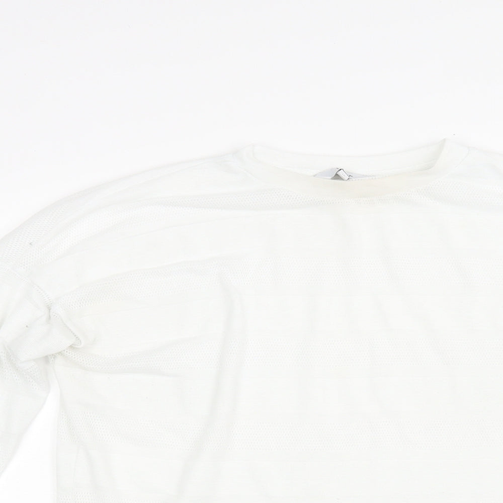 NEXT Womens White   Pullover Sweatshirt Size 14