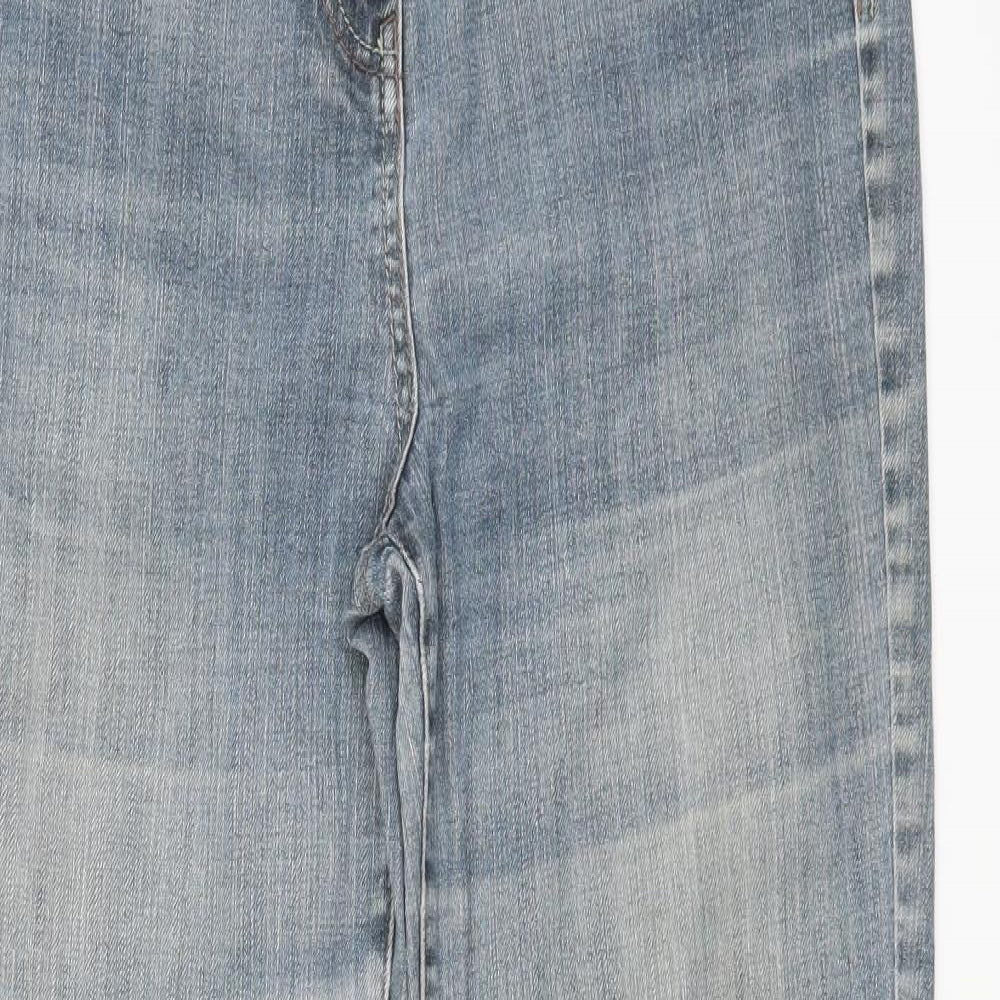 NEXT Womens Blue  Denim Straight Jeans Size 14 L29 in