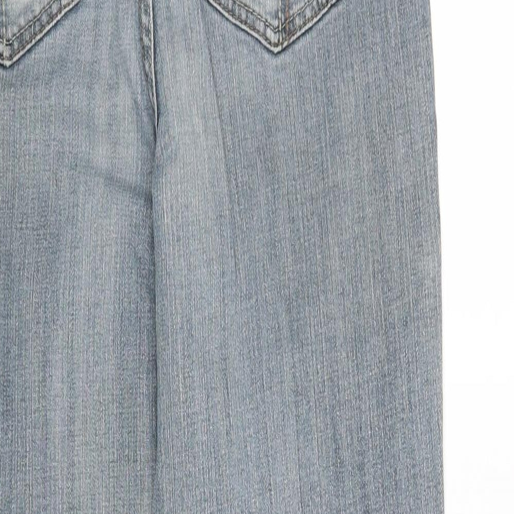 NEXT Womens Blue  Denim Straight Jeans Size 14 L29 in