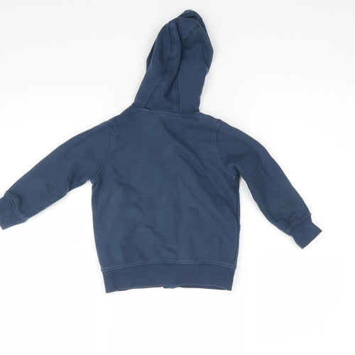 TU Boys Blue   Full Zip Hoodie Size 2 Years