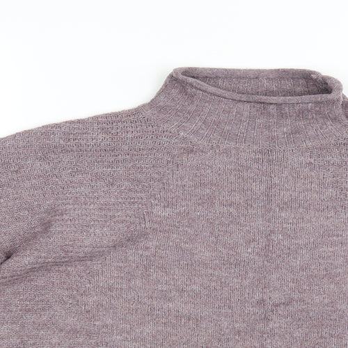 TU Womens Purple  Knit Pullover Jumper Size 8