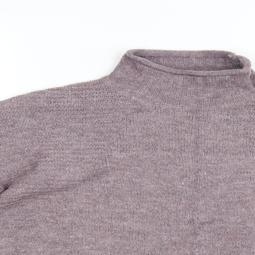 TU Womens Purple  Knit Pullover Jumper Size 8