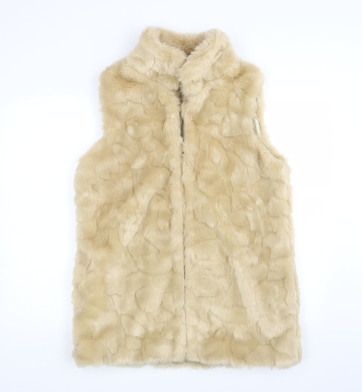 Kaliedoscope Womens Beige   Gilet Coat Size 12