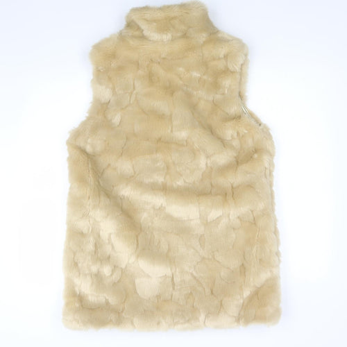 Kaliedoscope Womens Beige   Gilet Coat Size 12