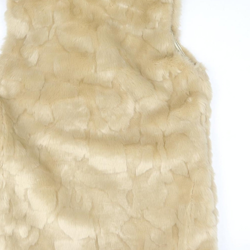 Kaliedoscope Womens Beige   Gilet Coat Size 12