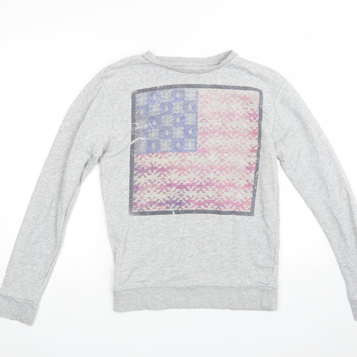 Ceader wood state Mens Grey   Pullover Sweatshirt Size S  - USA