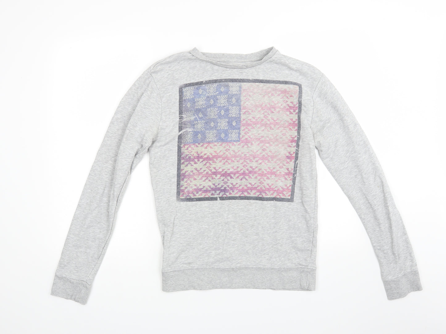 Ceader wood state Mens Grey   Pullover Sweatshirt Size S  - USA