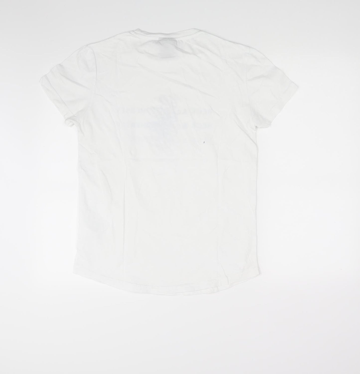 Beck & Hersey Mens White    T-Shirt Size S