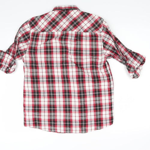 Urban Sririt Mens Red Check   Button-Up Size S