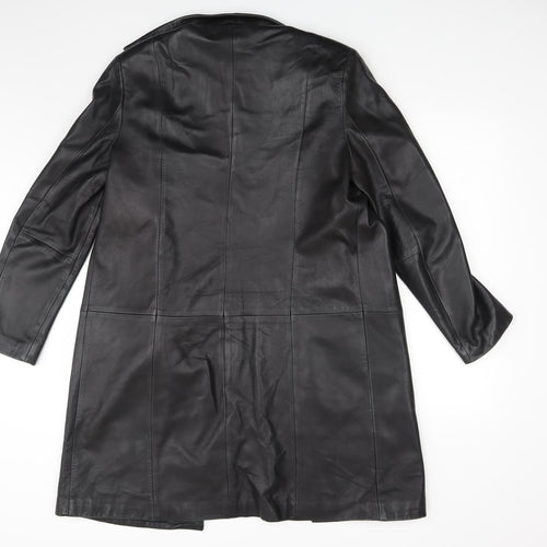 Marks and Spencer Womens Black   Overcoat Coat Size 12