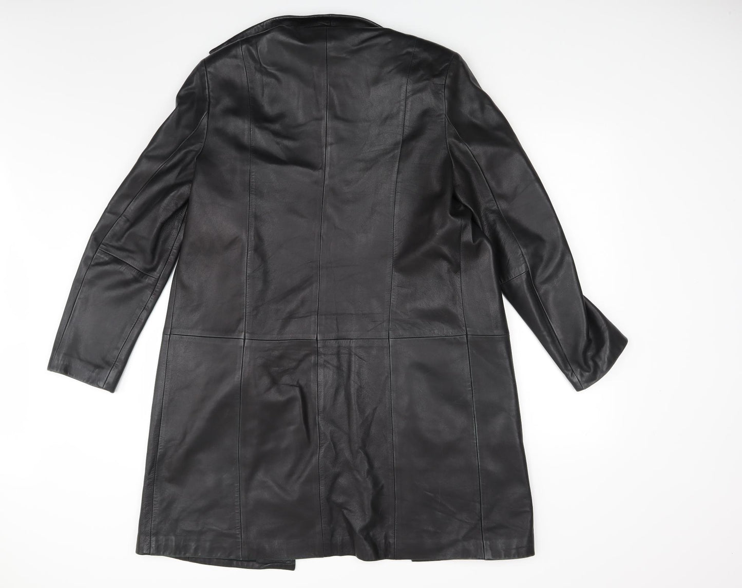 Marks and Spencer Womens Black   Overcoat Coat Size 12