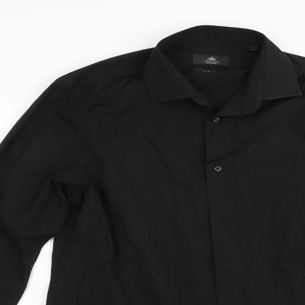 NEXT Mens Black    Dress Shirt Size 15.5