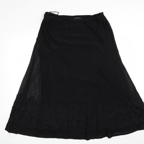 Windmoor Womens Black   Flare Skirt Size M